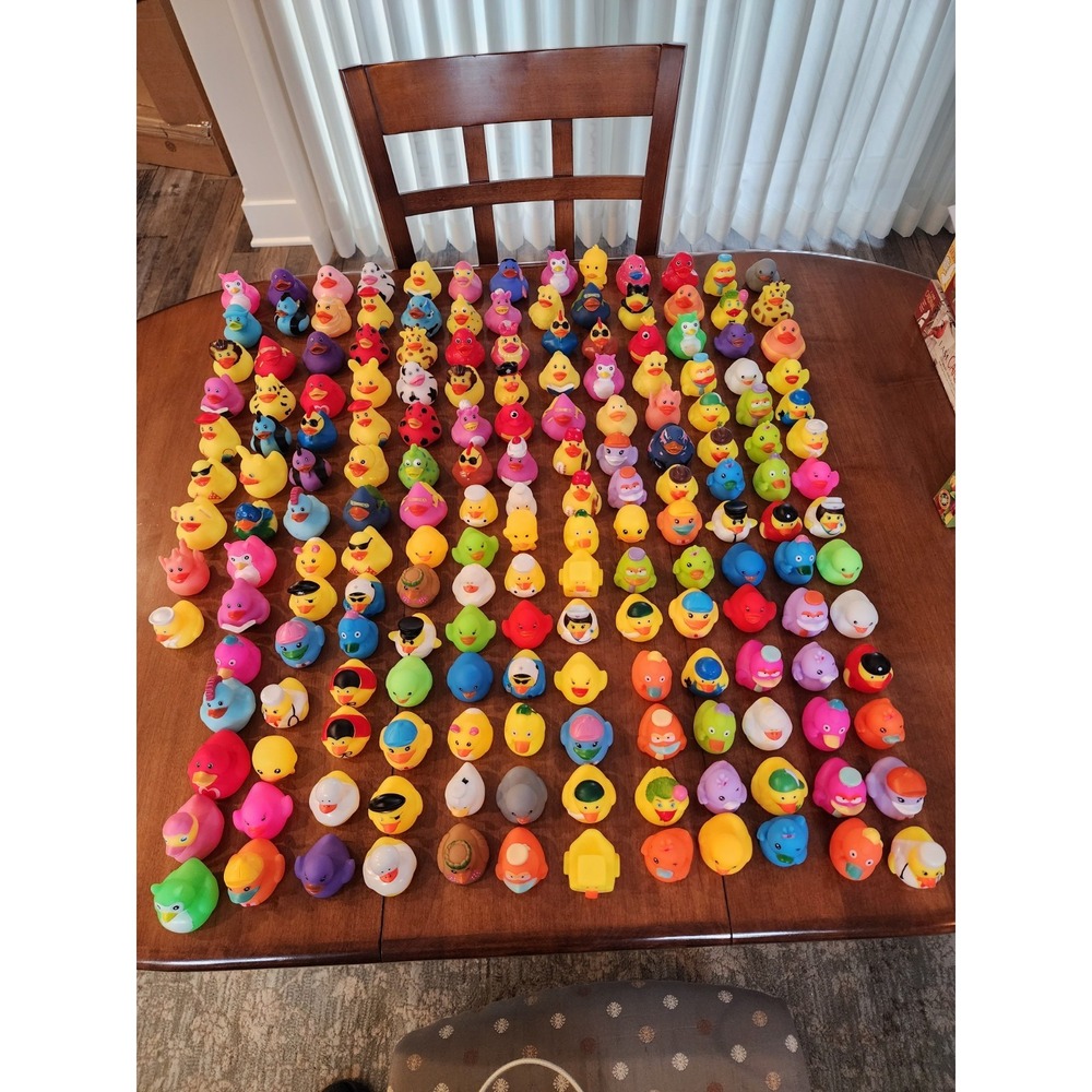 Rubber Ducks Bulk Assortment Lot Of 177 Duckies Jeep Ducking